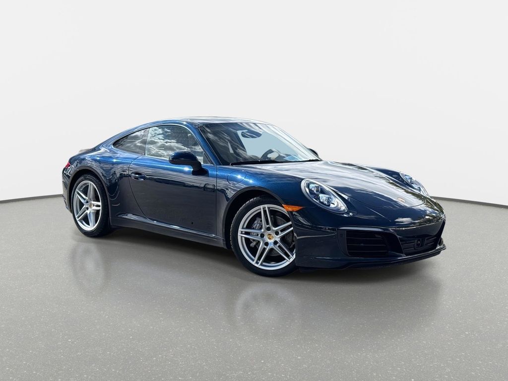 Night Blue Metallic 2017 Porsche 911 Carrera Coupe RWD Coupe Rear-Wheel Drive Automatic