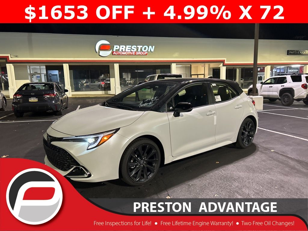 2026 Toyota Corolla Hatchback XSE FWD