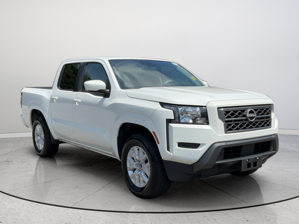 Glacier White 2022 Nissan Frontier Pickup Truck 4X2 9-Speed Automatic