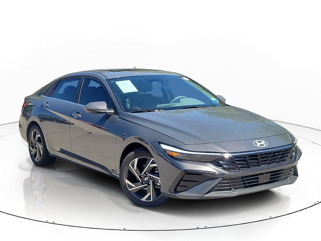Ecotronic Gray 2024 Hyundai Elantra Sedan Front-Wheel Drive Continuously Variable Transmission