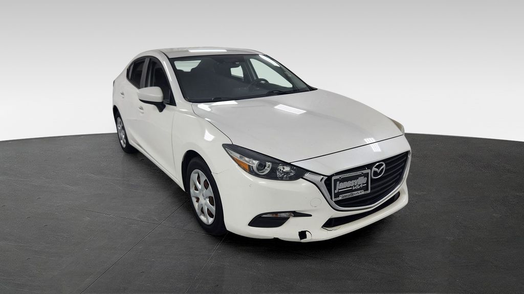 Snowflake White Pearl Mica 2017 Mazda MAZDA3 Sedan Front-Wheel Drive 6-Speed Automatic