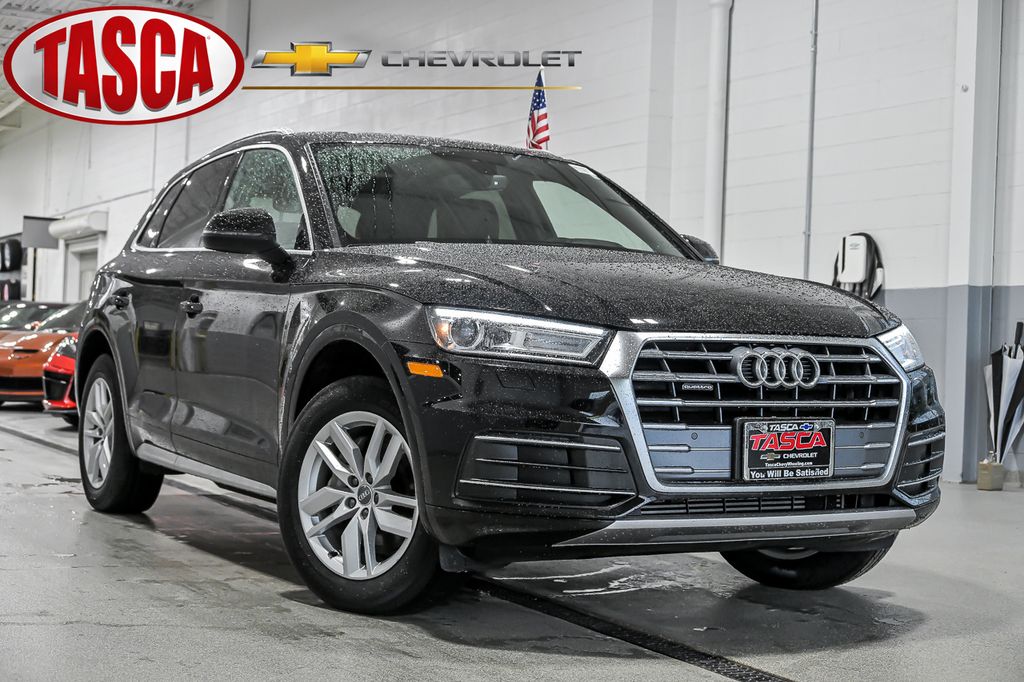 Brilliant Black 2020 Audi Q5 SUV / Crossover All-Wheel Drive 7-Speed Automatic
