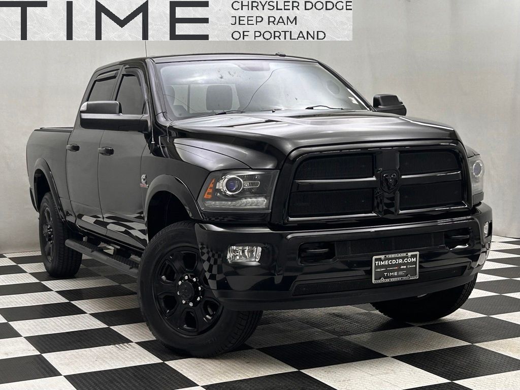 Black Clearcoat 2014 RAM 3500 Pickup Truck Four-Wheel Drive 6-Speed Automatic