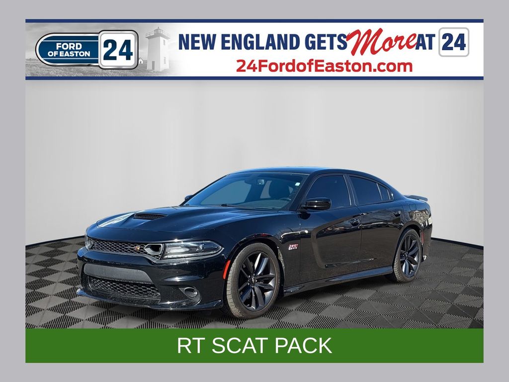 Pitch Black Clearcoat 2019 Dodge Charger R/T Scat Pack RWD Sedan Rear-Wheel Drive 8-Speed Automatic