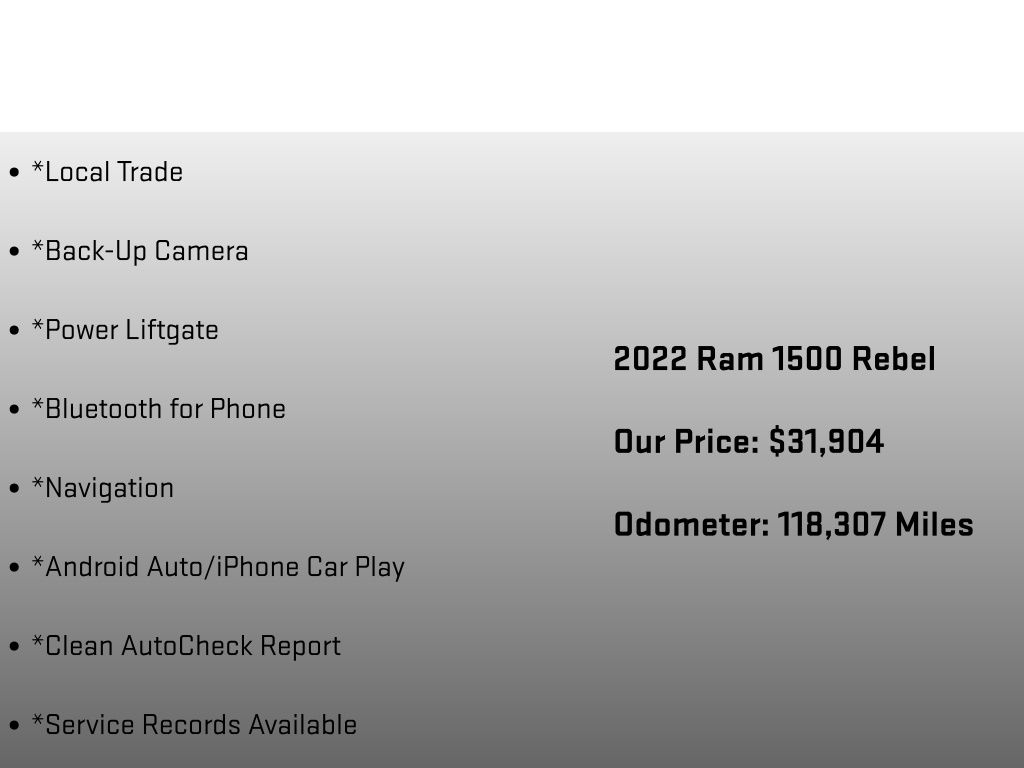 2022 Ram 1500 Rebel Gray at Carlisle Cadillac Buick GMC