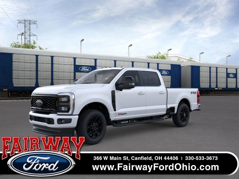 Star White Metallic Tri-Coat 2026 Ford F-350 Super Duty Lariat Crew Cab 4WD Pickup Truck Four-Wheel Drive Automatic