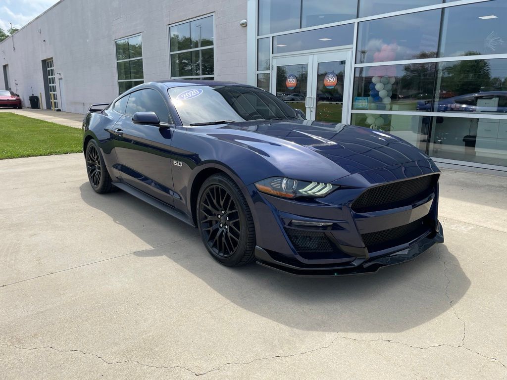 Kona Blue Metallic 2020 Ford Mustang Coupe Rear-Wheel Drive Automatic