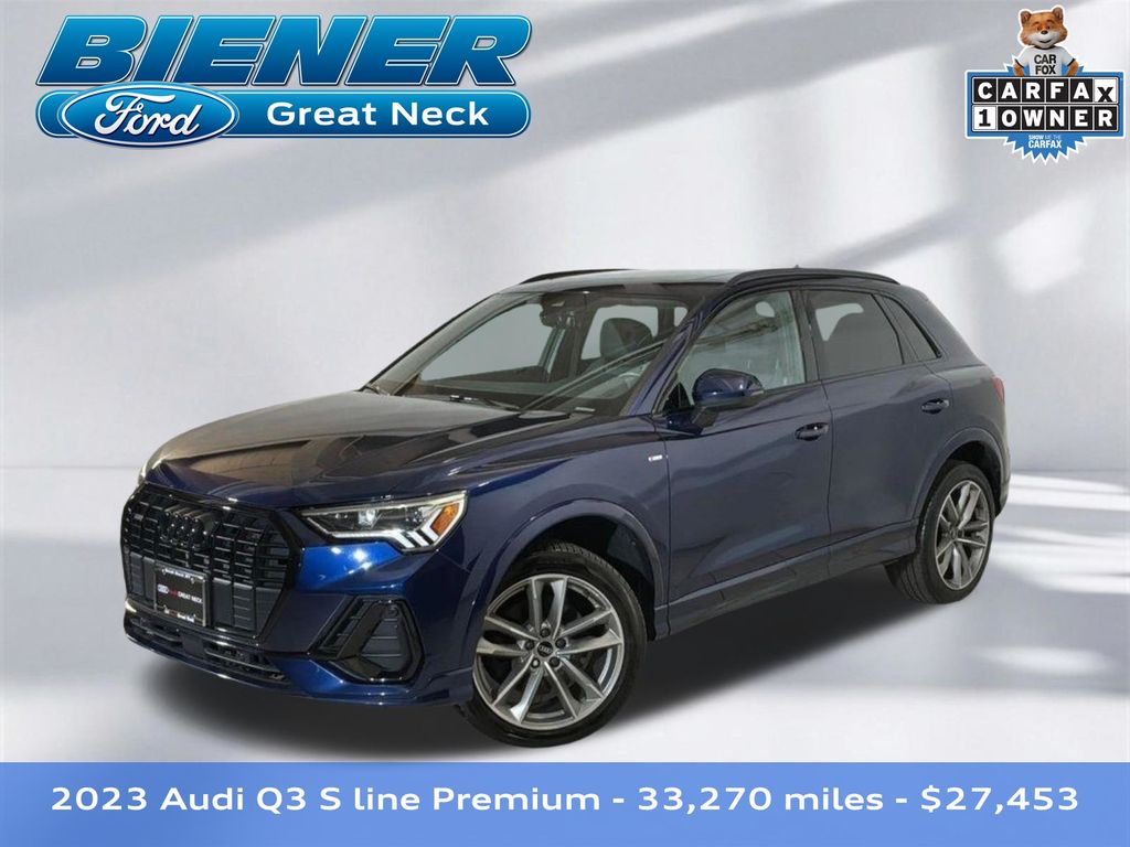 Navarra Blue Metallic 2023 Audi Q3 SUV / Crossover All-Wheel Drive 8-Speed Automatic