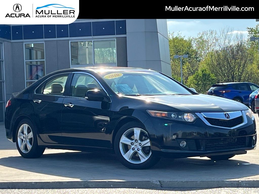 Crystal Black Pearl 2010 Acura TSX Sedan FWD Sedan Front-Wheel Drive 5-Speed Automatic