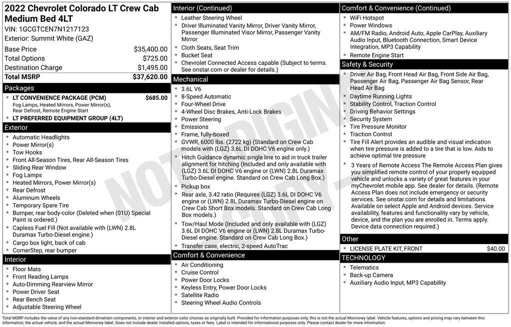 2022 Chevrolet Colorado LT
