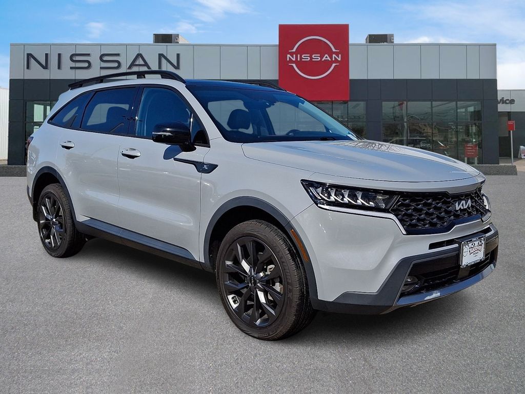 Wolf Gray 2022 Kia Sorento X-Line EX AWD SUV / Crossover All-Wheel Drive 8-Speed Dual Clutch