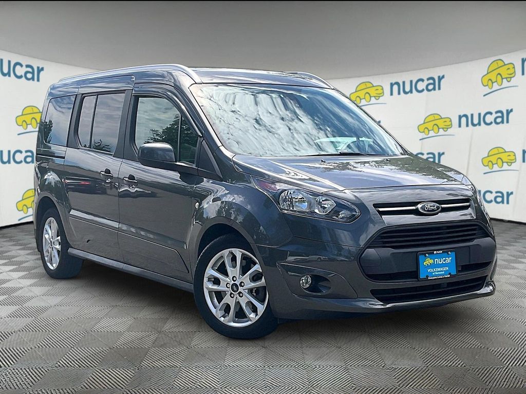 Gray (Magnetic) 2016 Ford Transit Connect Van Front-Wheel Drive 6-Speed Automatic