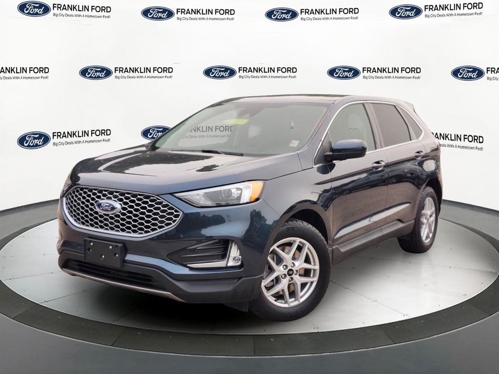 Stone Blue Metallic 2024 Ford Edge SUV / Crossover All-Wheel Drive 8-Speed Automatic
