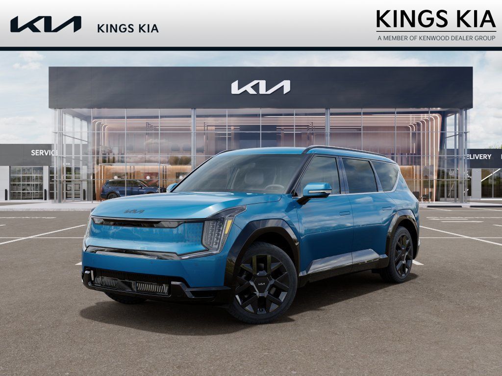 Ocean Blue 2026 Kia EV9 SUV / Crossover All-Wheel Drive 1-Speed Automatic