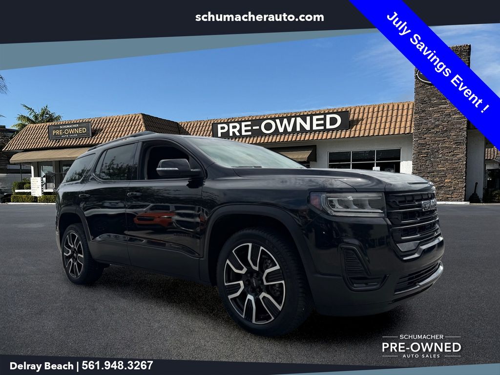 Black (Ebony Twilight Metallic) 2021 GMC Acadia SUV / Crossover Front-Wheel Drive 9-Speed Automatic