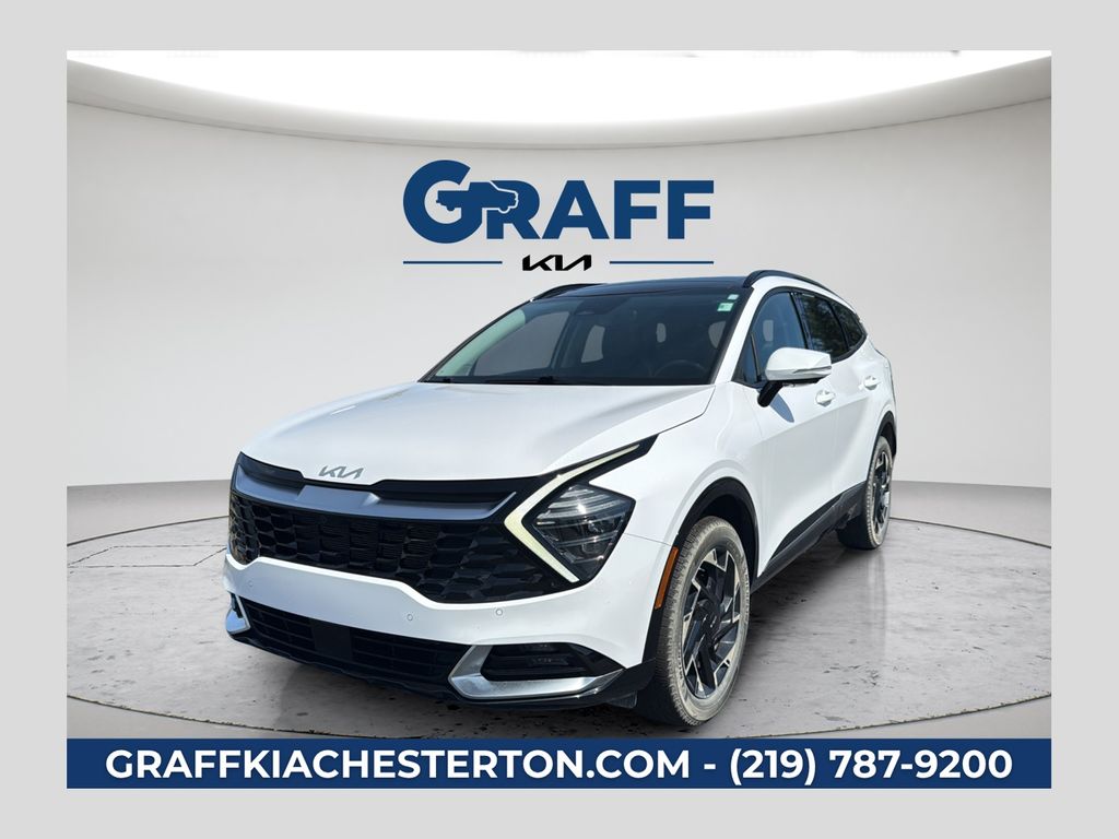 Glacial White Pearl 2024 Kia Sportage SUV / Crossover All-Wheel Drive 8-Speed Automatic
