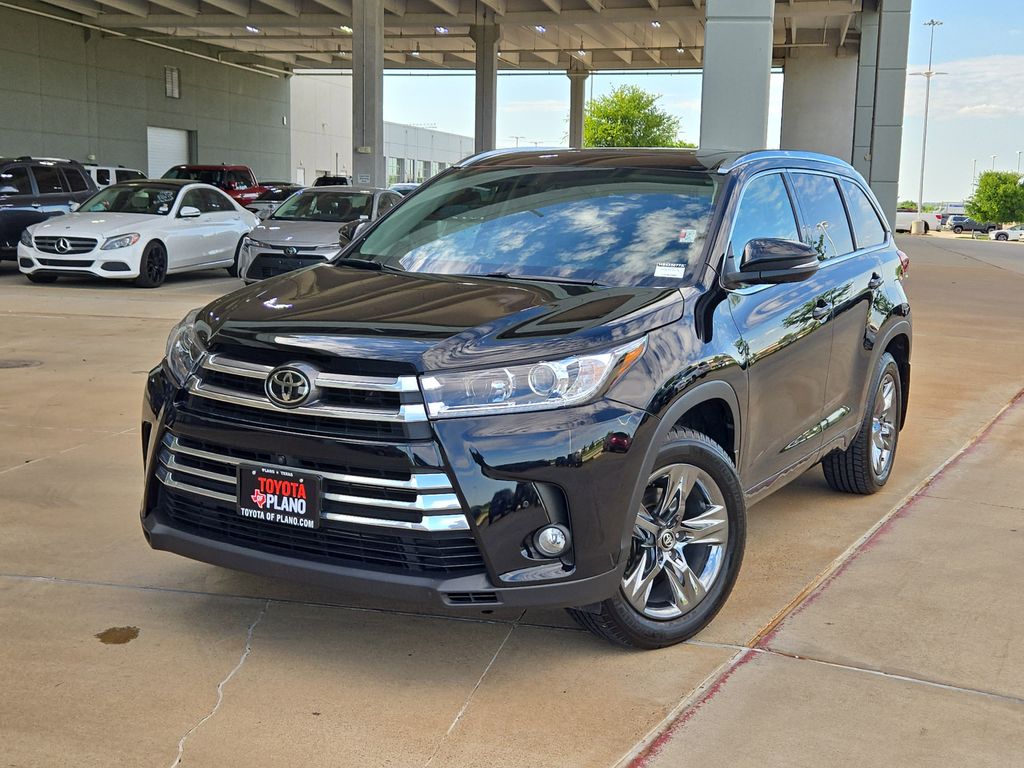 Midnight Black Metallic 2017 Toyota Highlander Limited AWD SUV / Crossover All-Wheel Drive 8-Speed Automatic
