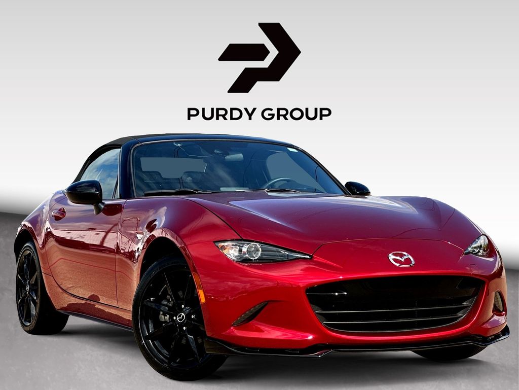Red Crystal 2021 Mazda MX-5 Miata Convertible Rear-Wheel Drive 6-Speed Manual