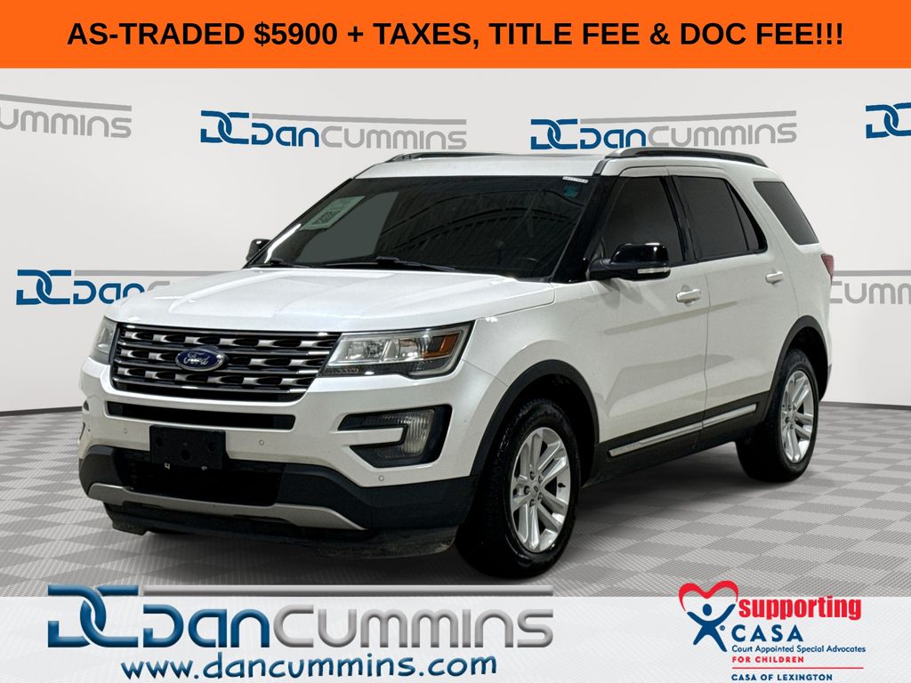 White 2016 Ford Explorer SUV / Crossover All-Wheel Drive 6-Speed Automatic
