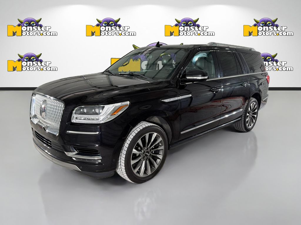 Black 2021 Lincoln Navigator L Reserve 4WD SUV / Crossover Four-Wheel Drive Automatic