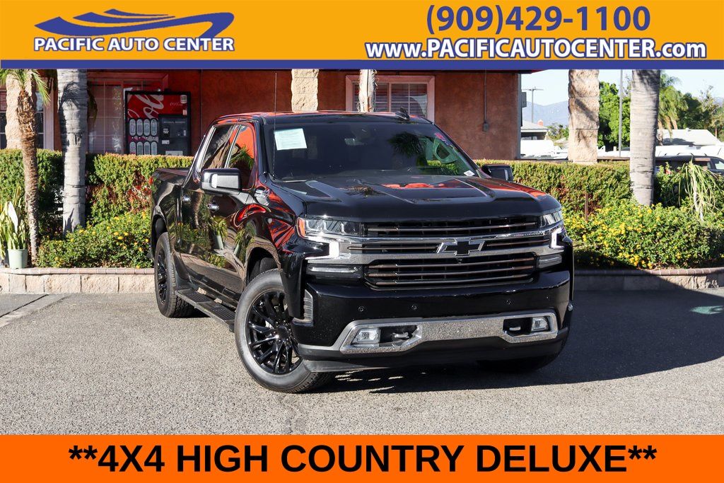 Black 2021 Chevrolet Silverado 1500 Pickup Truck Four-Wheel Drive Automatic