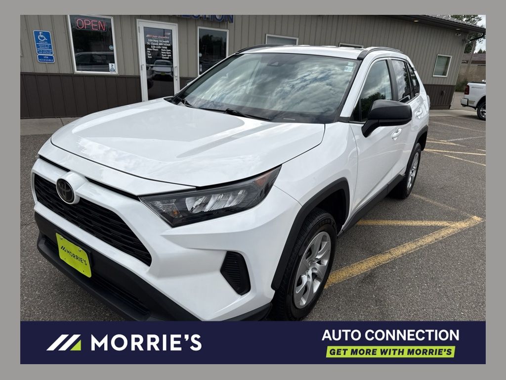 Super White 2020 Toyota RAV4 SUV / Crossover All-Wheel Drive 8-Speed Automatic