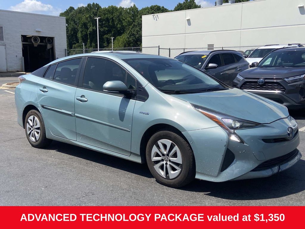Sea Glass Pearl 2018 Toyota Prius Hatchback Front-Wheel Drive Continuously Variable Transmission
