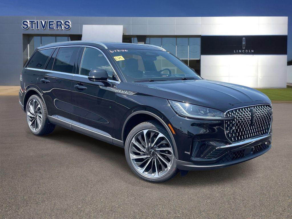 Black Metallic 2026 Lincoln Aviator SUV / Crossover All-Wheel Drive Automatic