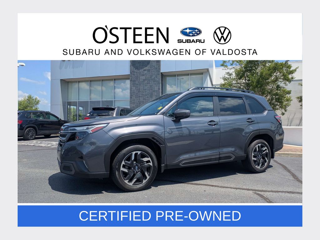 Magnetite Gray Metallic 2025 Subaru Forester SUV / Crossover All-Wheel Drive Continuously Variable Transmission