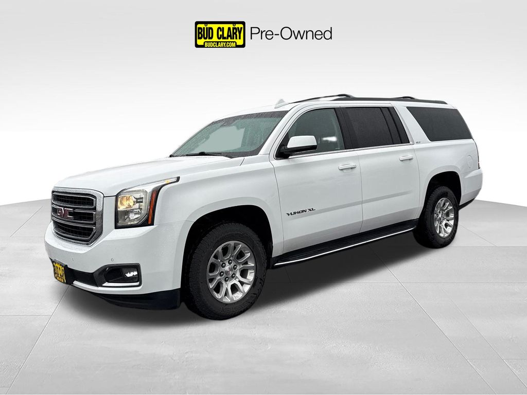Summit White 2019 GMC Yukon XL SLT 4WD SUV / Crossover Four-Wheel Drive 6-Speed Automatic Overdrive