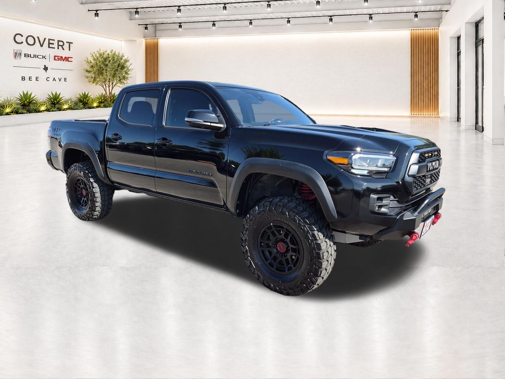 Black 2023 Toyota Tacoma Pickup Truck Four-Wheel Drive 6-Speed Manual