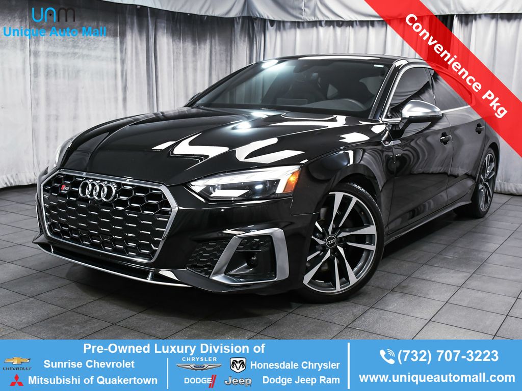 Mythos Black Metallic 2024 Audi S5 Sportback 3.0T quattro Premium AWD Sedan All-Wheel Drive 8-Speed Automatic
