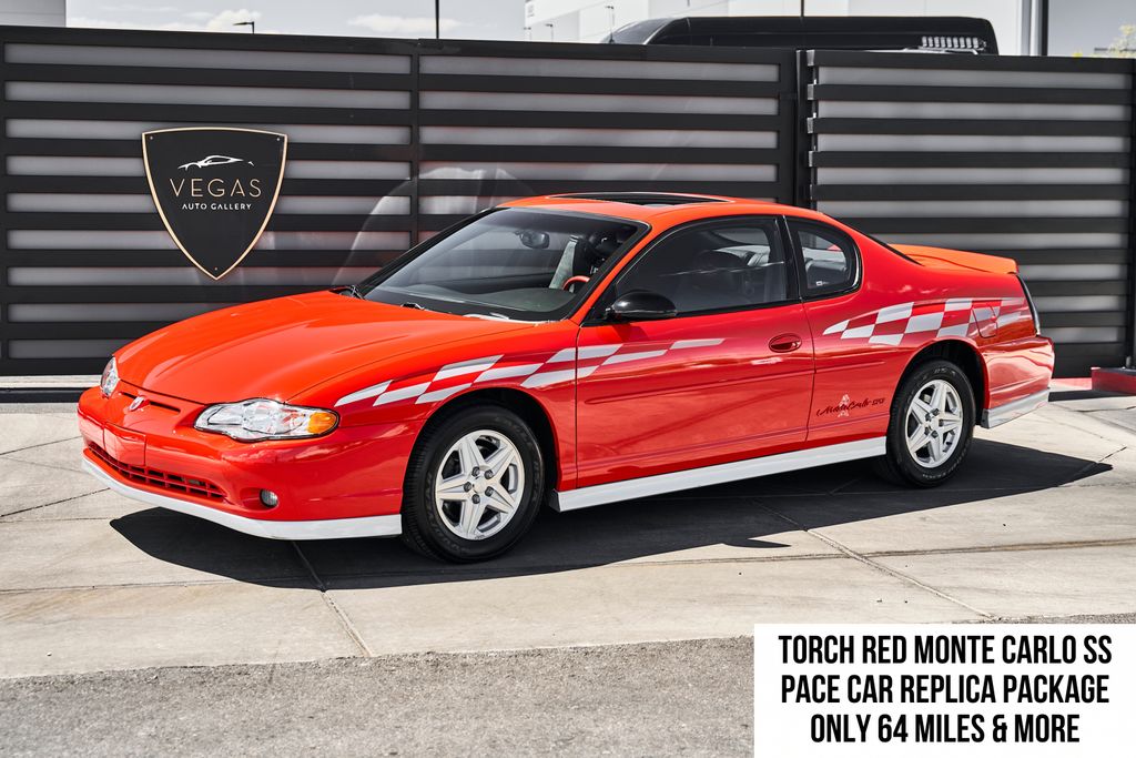 Torch Red 2000 Chevrolet Monte Carlo Coupe Front-Wheel Drive 4-Speed Automatic Overdrive