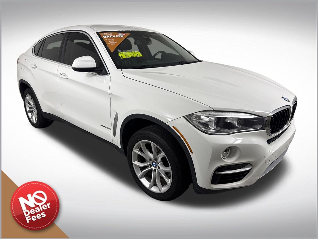 Alpine White 2015 BMW X6 sDrive35i RWD SUV / Crossover Rear-Wheel Drive 8-Speed Automatic