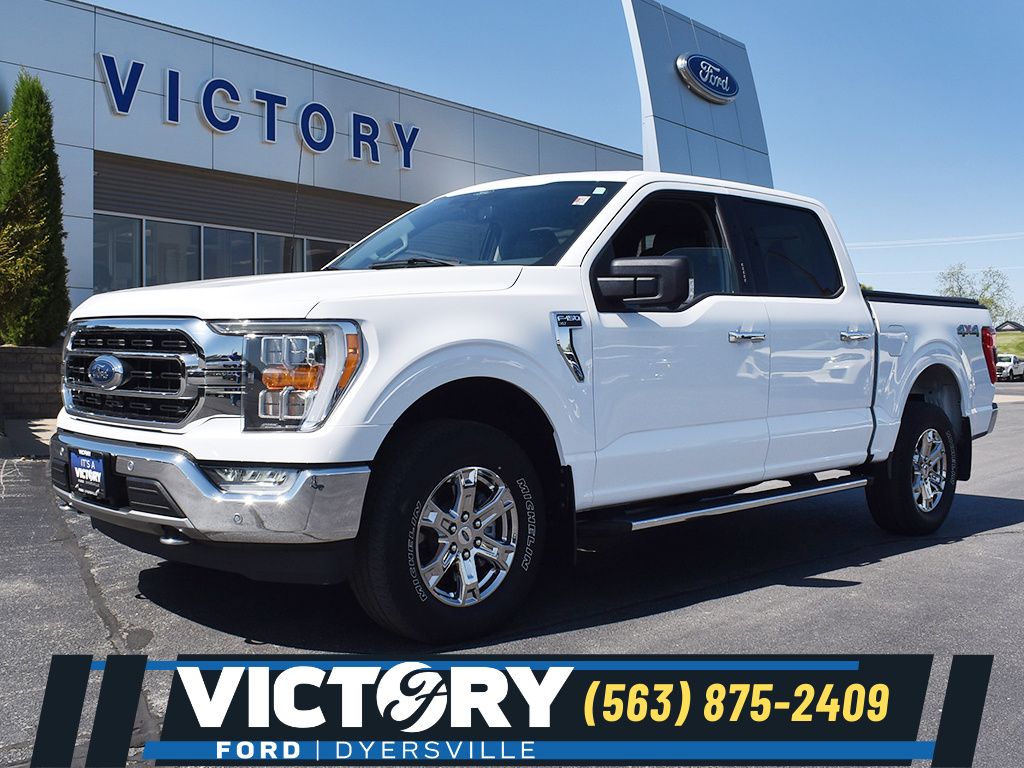 Oxford White 2021 Ford F-150 XLT SuperCrew 4WD Pickup Truck Four-Wheel Drive Automatic