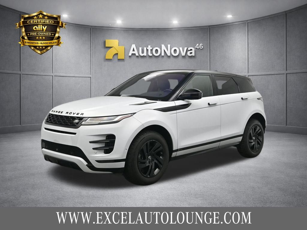 White 2021 Land Rover Range Rover Evoque SUV / Crossover All-Wheel Drive 9-Speed Automatic