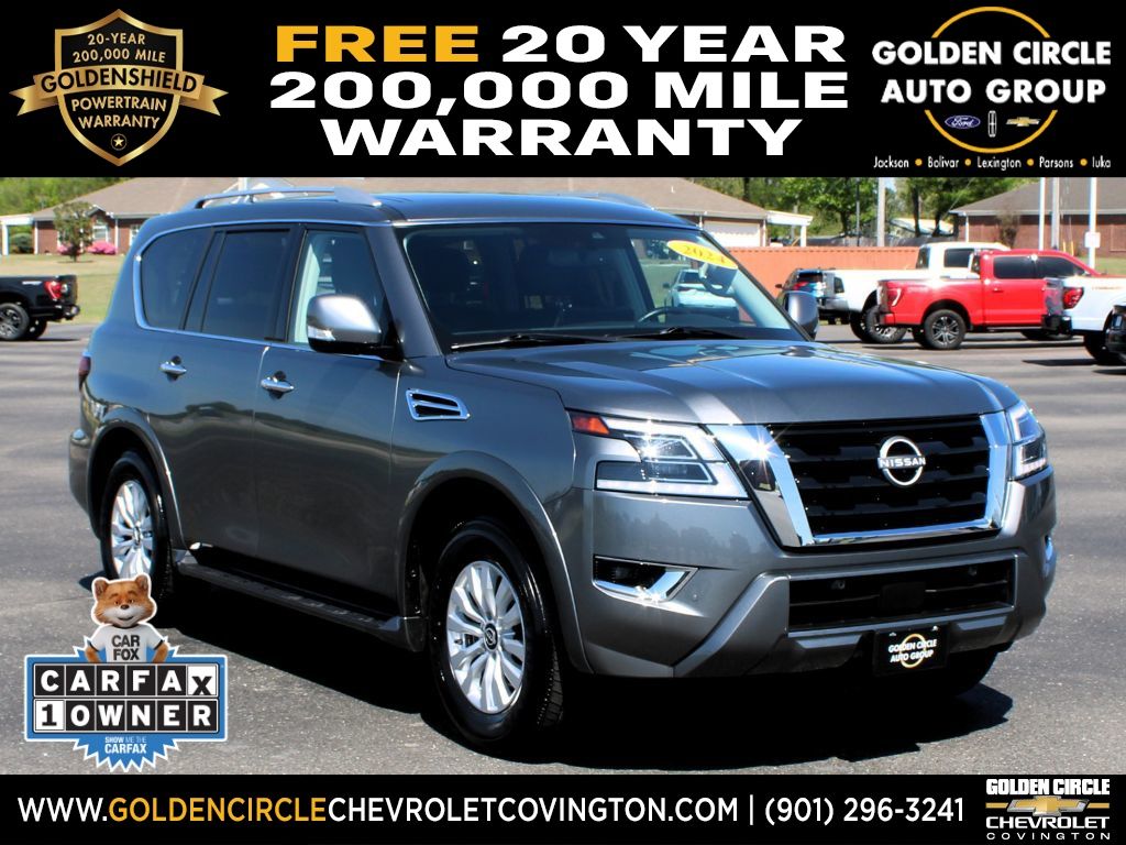 Gray (Gun Metallic) 2024 Nissan Armada SV 4WD SUV / Crossover Four-Wheel Drive 7-Speed Automatic