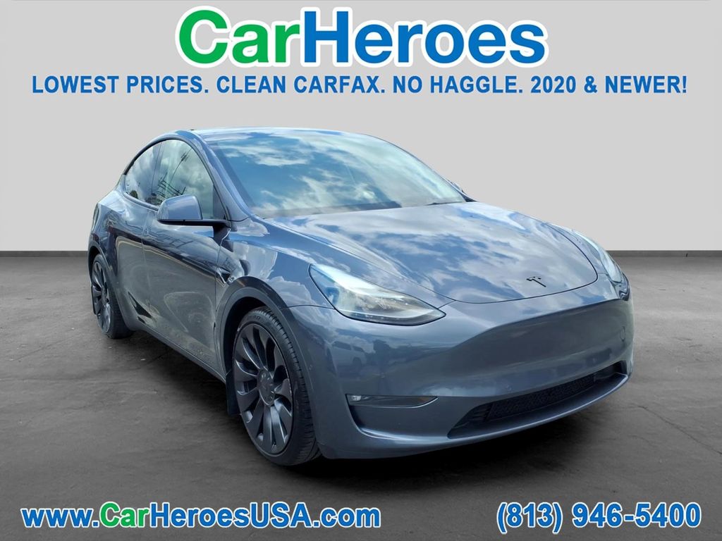 Midnight Silver Metallic 2022 Tesla Model Y Performance AWD SUV / Crossover All-Wheel Drive 1-Speed Automatic