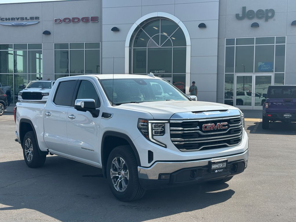 Summit White 2025 GMC Sierra 1500 Pickup Truck Four-Wheel Drive Automatic