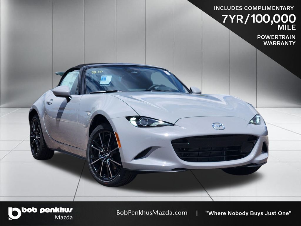 Aero Gray Metallic 2026 Mazda MX-5 Miata Convertible Rear-Wheel Drive 6-Speed Automatic