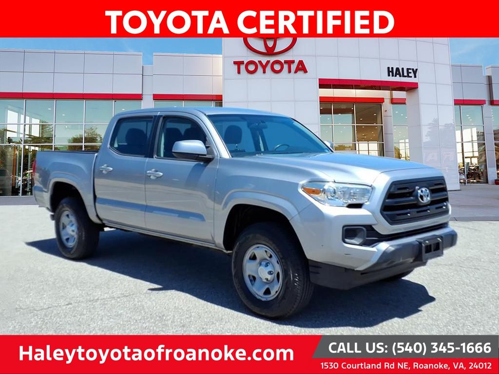 Silver Sky Metallic 2017 Toyota Tacoma Pickup Truck Four-Wheel Drive 6-Speed Automatic