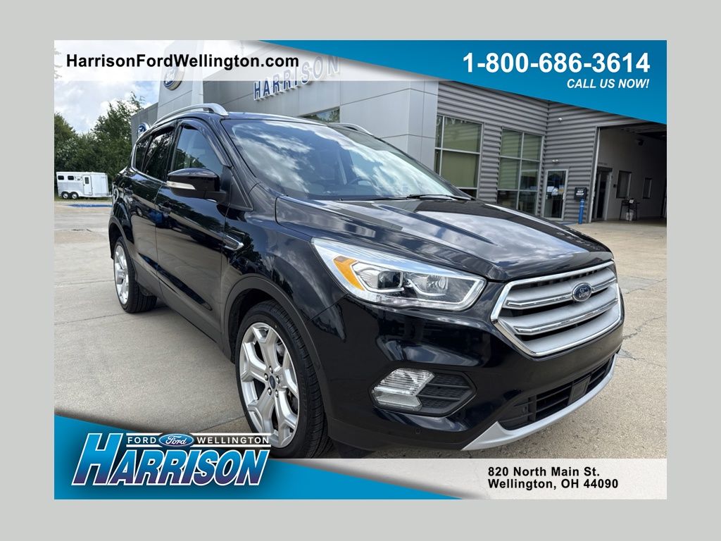 Agate Black Metallic 2019 Ford Escape SUV / Crossover All-Wheel Drive 6-Speed Automatic