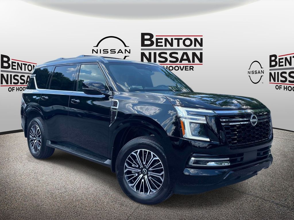 Super Black 2025 Nissan Armada SUV / Crossover Four-Wheel Drive 9-Speed Automatic