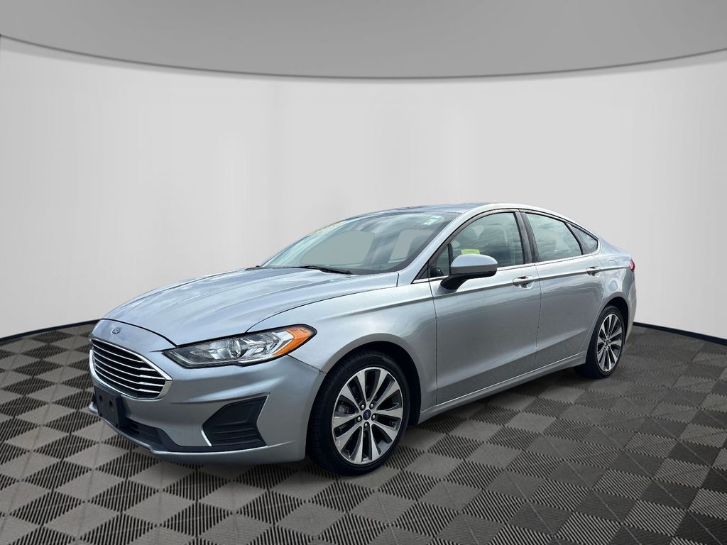 Silver Metallic 2020 Ford Fusion Sedan All-Wheel Drive 6-Speed Automatic