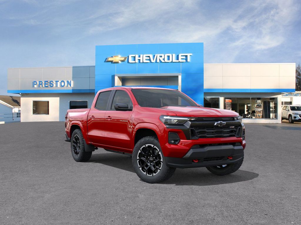 Radiant Red Tintcoat 2026 Chevrolet Colorado Z71 Crew Cab 4WD Pickup Truck Four-Wheel Drive 8-Speed Automatic