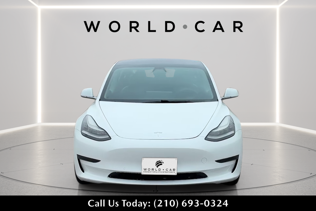 White 2019 Tesla Model 3 Standard RWD Sedan Rear-Wheel Drive 1-Speed Automatic