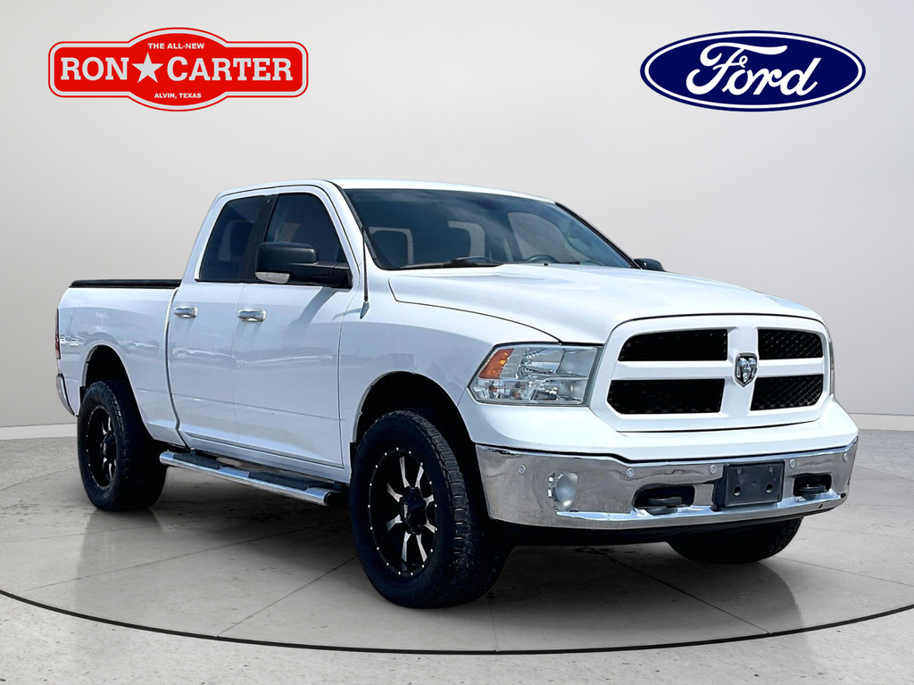 Bright White Clearcoat 2014 RAM 1500 Pickup Truck Four-Wheel Drive 8-Speed Automatic