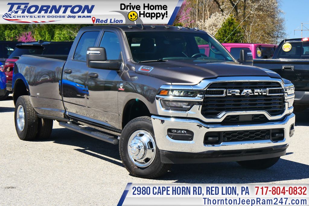 Gray (Granite Crystal Metallic Clearcoat) 2026 RAM 3500 Pickup Truck Four-Wheel Drive 8-Speed Automatic