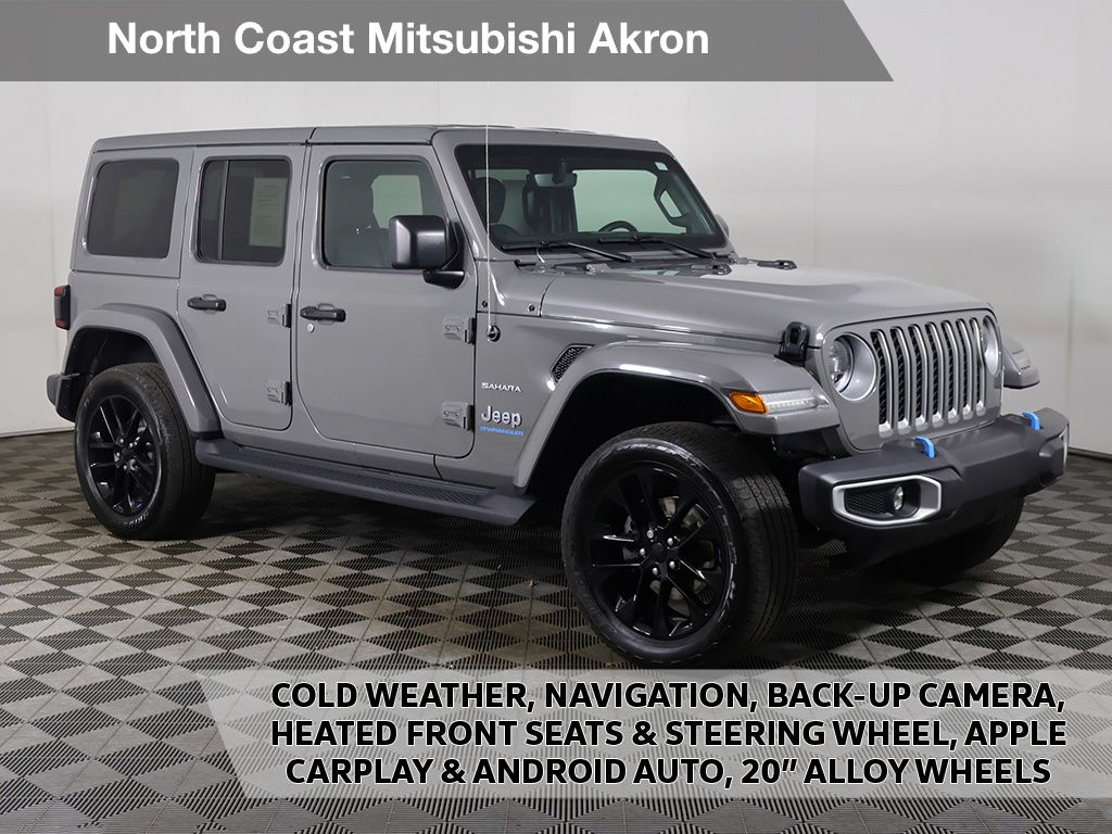 Sting-Gray Clearcoat 2023 Jeep Wrangler 4xe Sahara 4WD SUV / Crossover Four-Wheel Drive 8-Speed Automatic