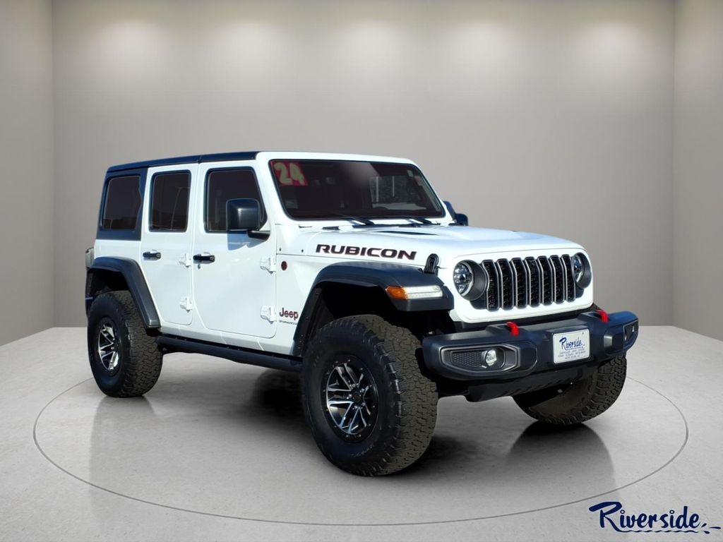 Bright White Clearcoat 2024 Jeep Wrangler SUV / Crossover Four-Wheel Drive 8-Speed Automatic